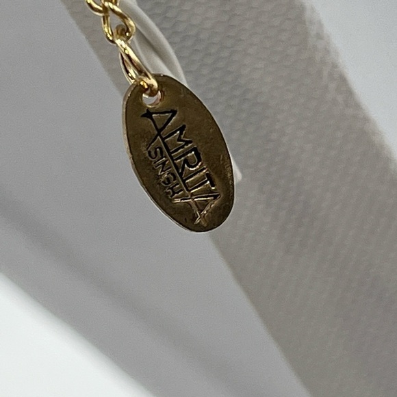 Natasha Gold Tone Multi Layered Disc Long Necklace - Picture 8 of 11